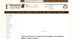Desktop Screenshot of morris-antikshop.de