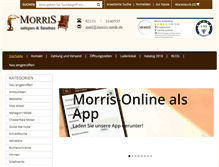 Tablet Screenshot of morris-antikshop.de